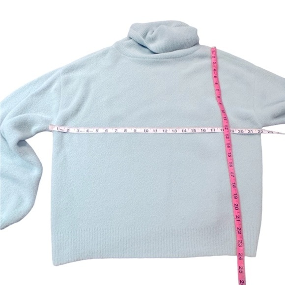 NWOT Oliver.o Anthropologie brand sweater XL soft and comfy light blue - Picture 5 of 5